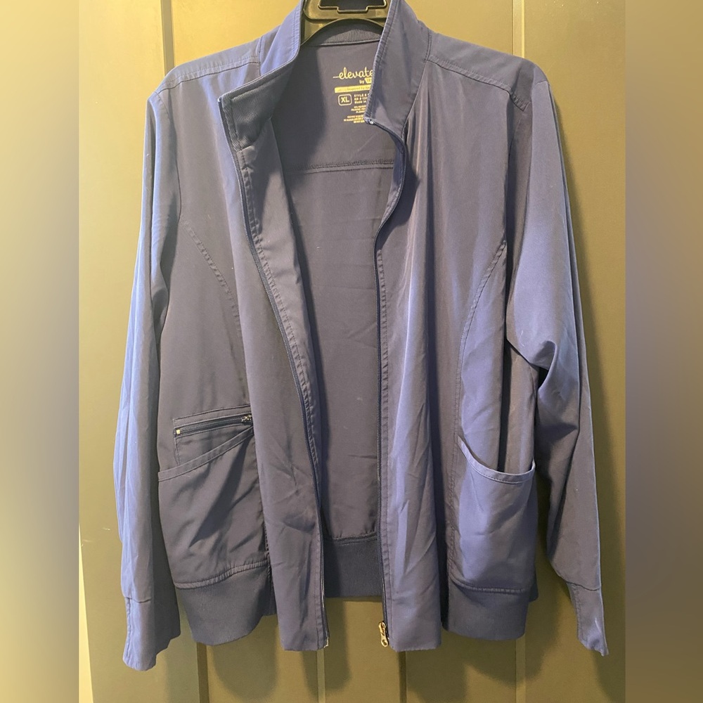 Navy Scrub Jacket